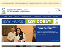 Tablet Screenshot of cobat.edu.mx